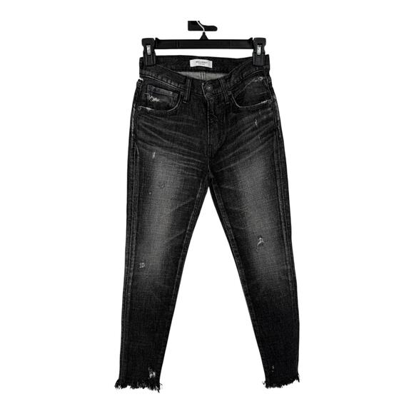 Moussy Vintage Jeans Diana skinny distressed black size 24 - Picture 1 of 7
